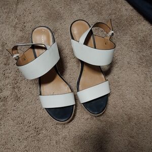 Tommy Hilfiger white beach wedges